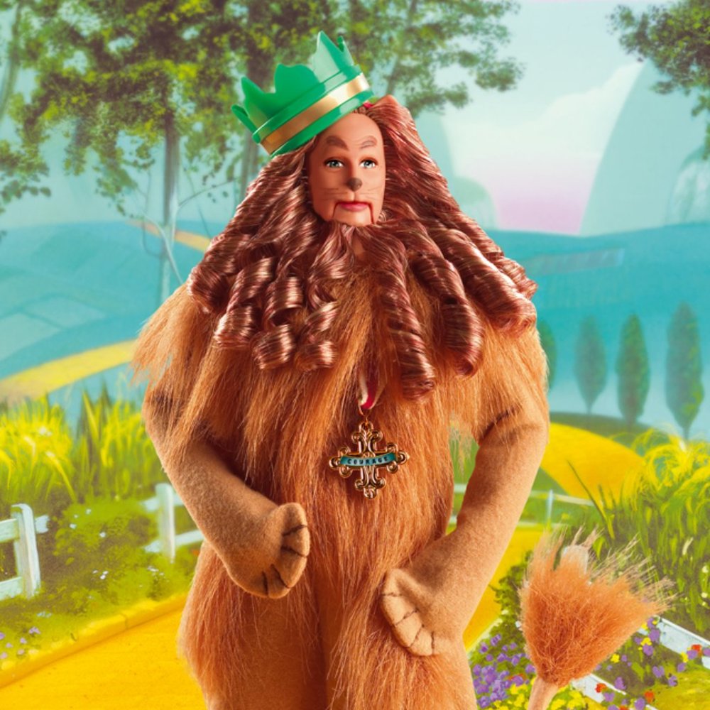 1996 The Wizard of OZ Ken as Cowardly Lion Barbie Ken Doll Hollywood Legends NIB